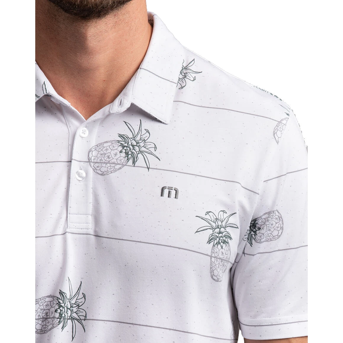 TravisMathew Stacked Deck Mens Golf Polo 4 TravisMathew Stacked Deck Mens Golf Polo - Image 2