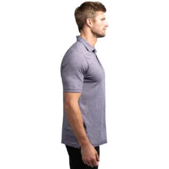 TravisMathew Flying Tortilla Mens Golf Polo -Travis Mathew Golf 11592 PURPLESAGEBLK 1