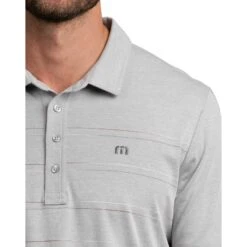 TravisMathew Onto Something Here Mens Golf Polo -Travis Mathew Golf 11596 HEATHERSLEET 2 714b5969 6bd9 4dde 8e8a cf97058ab754
