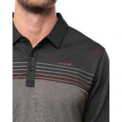 TravisMathew Cainsville Mens Golf Polo -Travis Mathew Golf 11611 BLACK 2 856babf4 6951 4876 9272 b62f2b34c156