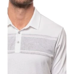 TravisMathew Night Life Mens Golf Polo -Travis Mathew Golf 11613 WHITE 2 fbdce7d8 aba1 4d20 a3f0 88921875424e