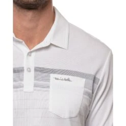 TravisMathew Off The Tracks Mens Golf Polo -Travis Mathew Golf 11615 WHITE 2