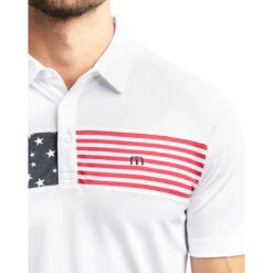 TravisMathew Sea To Sea White Mens Golf Polo -Travis Mathew Golf 12285 WHITE1WHT 2