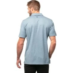TravisMathew Across The Atlantic Mens Golf Polo 7 TravisMathew Across The Atlantic Mens Golf Polo -Travis Mathew Golf 17631 HEATHERAEGEAN 2