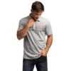 TravisMathew Kartchner 3.0 Mens Golf Polo -Travis Mathew Golf 17637 HEATHERGREY