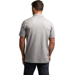 TravisMathew Kartchner 3.0 Mens Golf Polo -Travis Mathew Golf 17637 HEATHERGREY 2