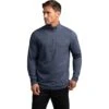 TravisMathew Long Sands Mens Golf 1/2 Zip 1 TravisMathew Long Sands Mens Golf 1/2 Zip -Travis Mathew Golf 17642 HTHRMOODINDIG