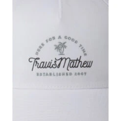 TravisMathew Jamaican Winter Mens Hat -Travis Mathew Golf 19351 WHITE 2
