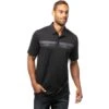 TravisMathew Late Nights Mens Golf Polo -Travis Mathew Golf 19741 BLACK de34aa7f 2fd9 4c3a b4a3 fad705a60853