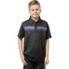 TravisMathew J Climbing Wall Boys Golf Polo -Travis Mathew Golf 19753 BLACK