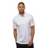 TravisMathew Exclusive Invite White Mens Golf Polo -Travis Mathew Golf 21150 WHITE1WHT