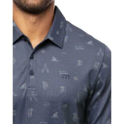 TravisMathew Dress To Impress Mood Indigo Mens Golf Polo 7 TravisMathew Dress To Impress Mood Indigo Mens Golf Polo -Travis Mathew Golf 21152 MINDGVNTINDG 2