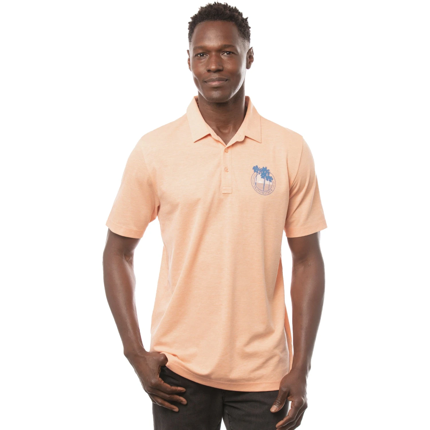 TravisMathew Brogrammer Heather Autumn Sunset Mens Golf Polo 3 TravisMathew Brogrammer Heather Autumn Sunset Mens Golf Polo