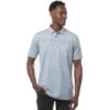 TravisMathew Aerial View Heather Federal Blue Mens Golf Polo 2 TravisMathew Aerial View Heather Federal Blue Mens Golf Polo -Travis Mathew Golf 21167 HTHRFEDRLBLU 8712fd8b 9c85 433d b973 3ac47504b1de