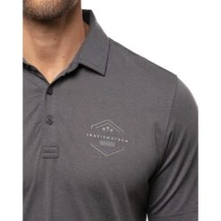 TravisMathew Bar Menu Heather Black Mens Golf Polo 7 TravisMathew Bar Menu Heather Black Mens Golf Polo -Travis Mathew Golf 21170 HTHRBLACK0HBL 2 48313afe 7169 4b4f a661 80a27d357040
