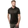 TravisMathew Face The Music Mens Golf Polo -Travis Mathew Golf 21929 BLACK0BLK