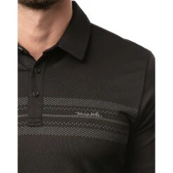 TravisMathew Face The Music Mens Golf Polo -Travis Mathew Golf 21929 BLACK0BLK 2