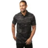 TravisMathew Nip In The Air Mens Golf Polo -Travis Mathew Golf 22667 BLACK0BLK 49041b21 db6c 4dda 8acb 8c95a0f100e1