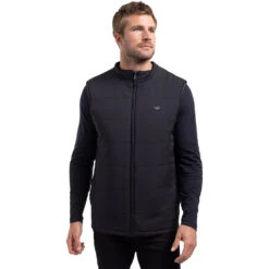 TravisMathew Damp Defense Mens Golf Vest -Travis Mathew Golf 22689 NTSHADOW4NTS 2