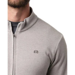 TravisMathew Nice Gesture Mens Golf Jacket -Travis Mathew Golf 22703 HTHMDGRY0HMD 2