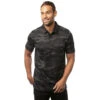 TravisMathew Heater Camo Mens Golf Polo -Travis Mathew Golf 24370 BLACK