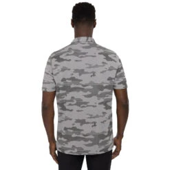 TravisMathew Heater Camo Mens Golf Polo -Travis Mathew Golf 24370 GREY 1