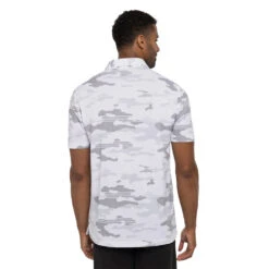 TravisMathew Heater Camo Mens Golf Polo -Travis Mathew Golf 24370 WHITE 1