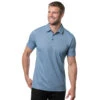 TravisMathew High Spirits Mens Golf Polo -Travis Mathew Golf 24463 HTHRBLUE4HBE