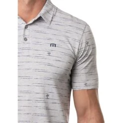 TravisMathew Draggin Anchor Mens Golf Polo -Travis Mathew Golf 24548 HTRLTGRY0HLG 2