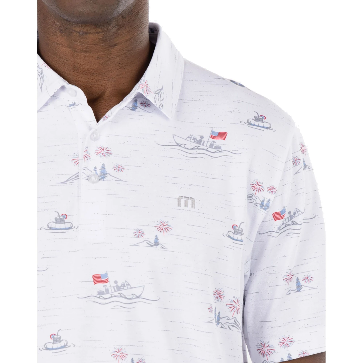 TravisMathew Lake Break Mens Golf Polo 5 TravisMathew Lake Break Mens Golf Polo - Image 3