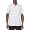 TravisMathew Lake Break Mens Golf Polo -Travis Mathew Golf 24585 WHITE1WHT 90cf70eb 1157 4d9f b794 5ef6fc7c4506