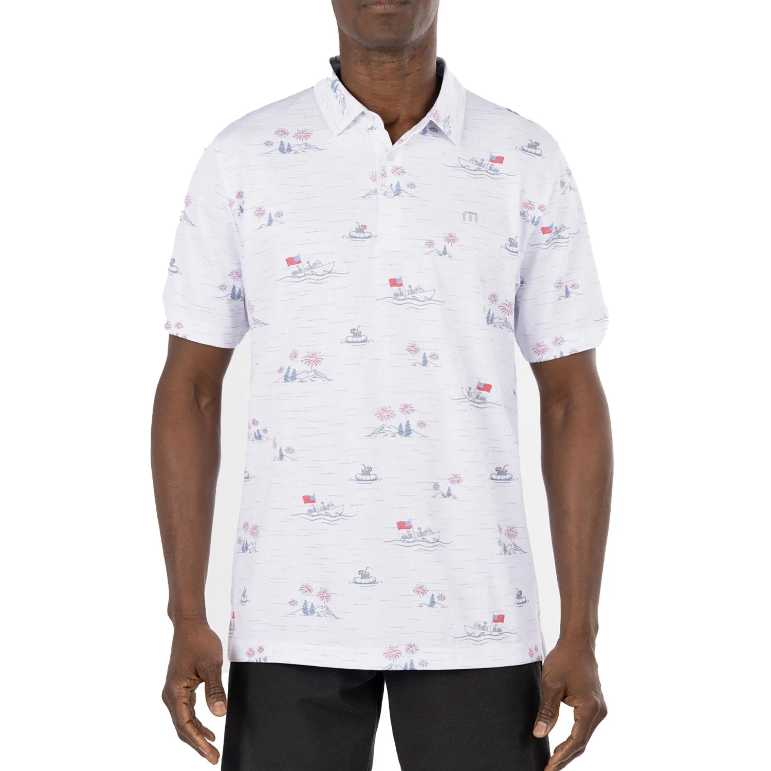 TravisMathew Lake Break Mens Golf Polo 3 TravisMathew Lake Break Mens Golf Polo