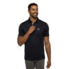 TravisMathew Valetta Black Mens Golf Polo -Travis Mathew Golf 27014 BLACK0BLK