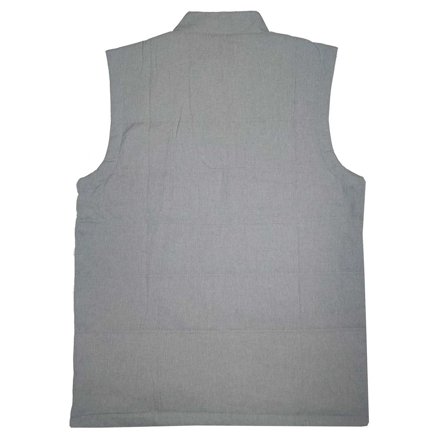 TravisMathew Interlude Heather Sleet Mens Golf Puffer Vest 4 TravisMathew Interlude Heather Sleet Mens Golf Puffer Vest - Image 2