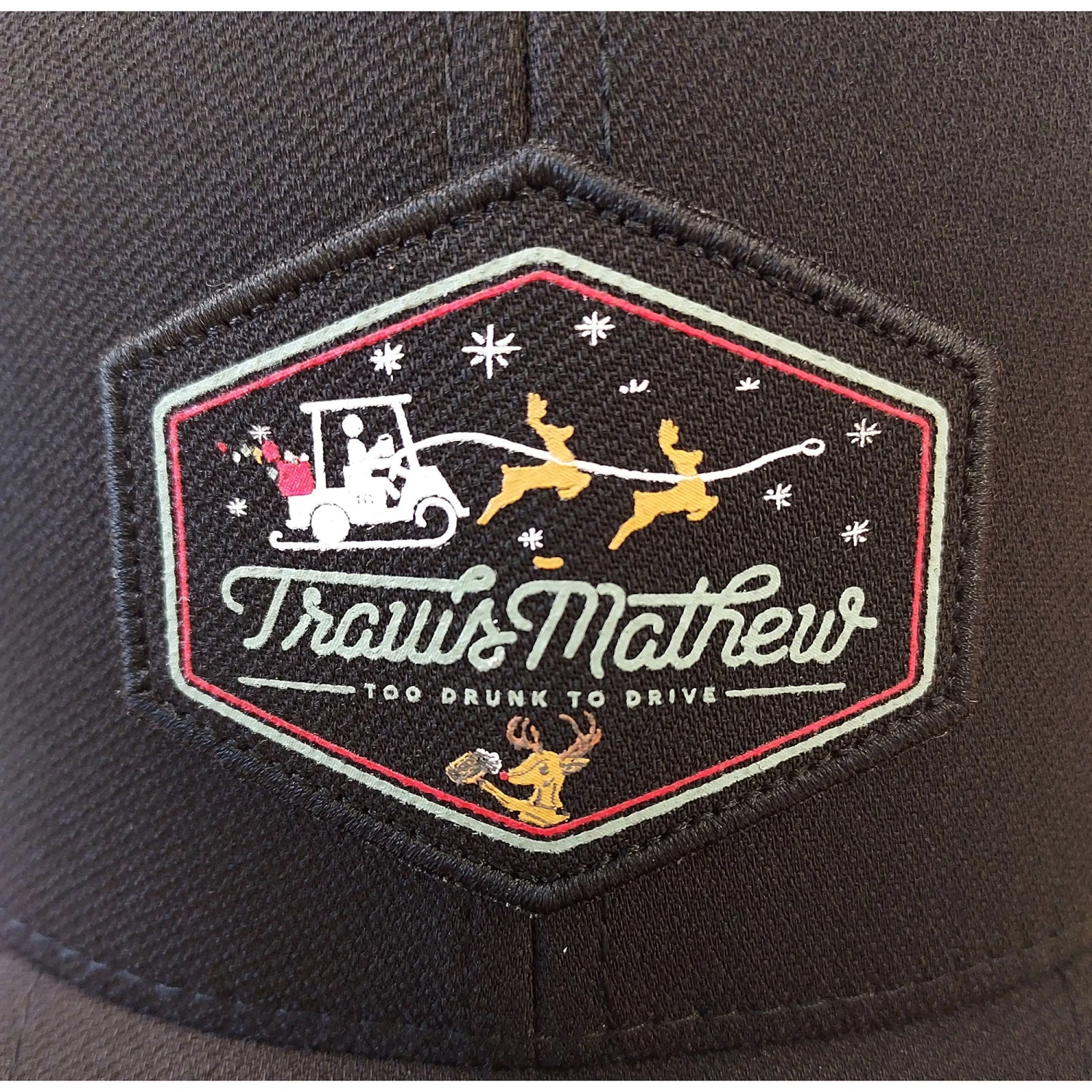 TravisMathew Christmas Countdown Mens Hat 4 TravisMathew Christmas Countdown Mens Hat - Image 2