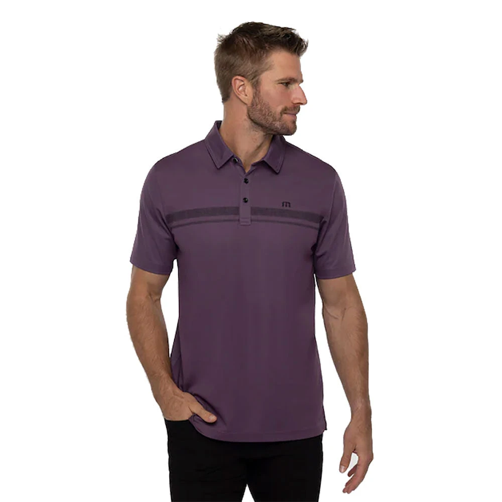 TravisMathew Meet In The Lobby Sweet Grape Mens Golf Polo 3 TravisMathew Meet In The Lobby Sweet Grape Mens Golf Polo