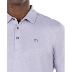TravisMathew Seven Lakes Heather Silver Bullet Mens Golf Polo 7 TravisMathew Seven Lakes Heather Silver Bullet Mens Golf Polo -Travis Mathew Golf 30738 HTHRSILVR5HSB 2