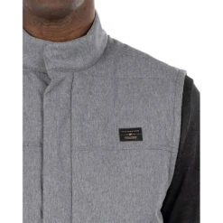 TravisMathew Heated Negotiations Heather Dark Grey Mens Golf Vest -Travis Mathew Golf 30741 HTHRGREY9HDG 2