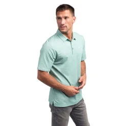 TravisMathew Classy Mens Golf Polo -Travis Mathew Golf CLASSY HTHBERYLGREEN 1