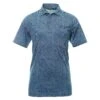 TravisMathew Forever Young Polo Shirt -Travis Mathew Golf TravisMathew Forever Young Polo Shirt 1MY120 Heather Mid Blue 1