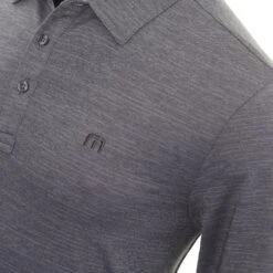 TravisMathew Heater Polo Shirt -Travis Mathew Golf TravisMathew Heater Polo Shirt 1MW395 Sleet 3