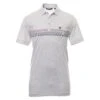 TravisMathew Leave Of Absence Polo Shirt 2 TravisMathew Leave Of Absence Polo Shirt -Travis Mathew Golf TravisMathew Leave Of Absence Polo Shirt 1MY129 Heather Light Grey 1