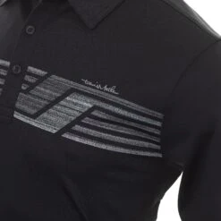 TravisMathew River Basin Polo Shirt -Travis Mathew Golf TravisMathew River Basin Polo Shirt 1MW150 Black 3