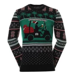 TravisMathew Seasons Greeting Crew Neck Sweater