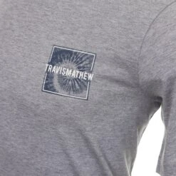 TravisMathew Smooth Sailing Tee Shirt -Travis Mathew Golf TravisMathew Smooth Sailing Tee Shirt 1MW242 Heather Grey 3