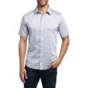 TravisMathew White Buffalo Mens Short Sleeve Golf Shirt -Travis Mathew Golf WHITE BUFFALO HEATHERGREY