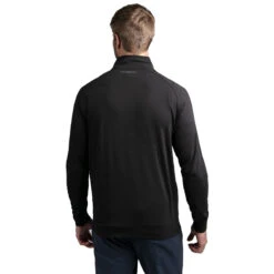 TravisMathew Zachary Mens Golf 1/2 Zip -Travis Mathew Golf ZACHARY BLACK 2
