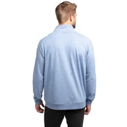 TravisMathew Zachary Mens Golf 1/2 Zip -Travis Mathew Golf ZACHARY HTHLIGHTBLUE 2