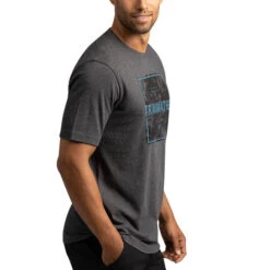 TravisMathew Canyon Road Golf T-Shirt 2020 -Travis Mathew Golf ann1243 heather gray pinstripe 2 24199.1605076278
