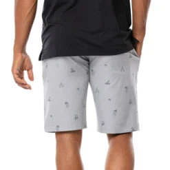 TravisMathew Shipfaced Golf Shorts 2021 -Travis Mathew Golf ann1296 heather sleet 3 06257.1621315476